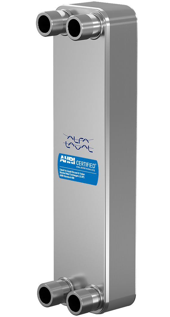 Alfa Laval AlfaNova AQ – AHRI-zertifizierter Voll-Edelstahl-Wärmetauscher auf Basis der bewährten AlfaNova-Serie, exklusiv bei Beltec GmbH für anspruchsvolle Flüssig-zu-Flüssig-Anwendungen.